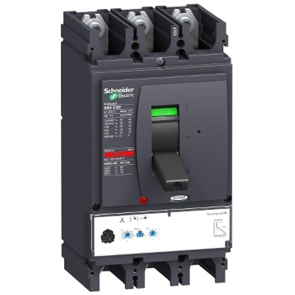 circuit breaker ComPact NSX630H, 70 kA at 415 VAC, MicroLogic 2.3 M trip unit 500 A, 3 poles 3d image 2