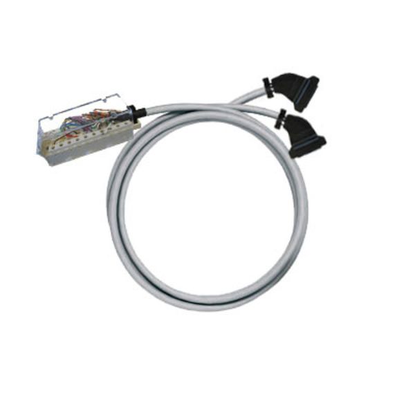 PLC-wire, Digital signals, 15-pole, Cable LiYCY, 2 m, 0.25 mm² image 1