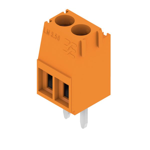 PCB terminal, 3.50 mm, Number of poles: 2, Conductor outlet direction: image 3