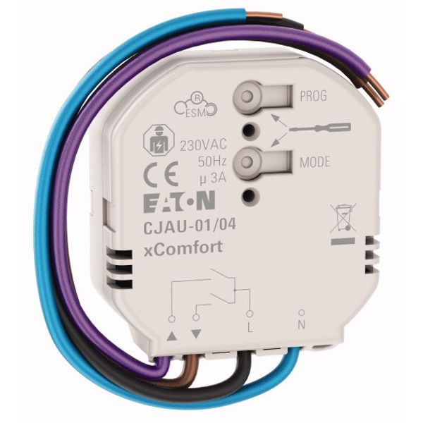 Shutter actuator flush-box mount without local input image 3