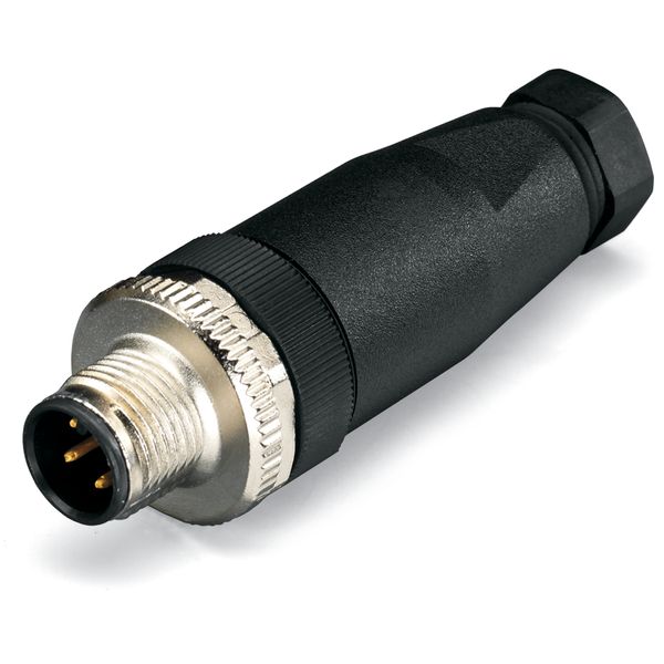Fitted pluggable connector 5-pole M12 plug, straight, A-coded image 4