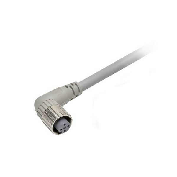 Sensor cable, Smartclick M12 right-angle socket (female), 4-poles, A c image 1