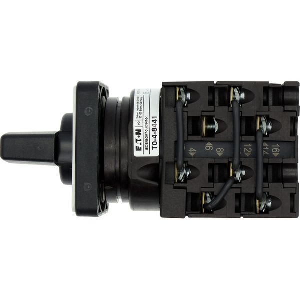 Multi-speed switches, T0, 20 A, flush mounting, 4 contact unit(s), Contacts: 8, 60 °, maintained, With 0 (Off) position, 1-0-2, Design number 8441 image 28