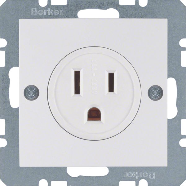 Soc.out. earthing contact USA/CANADA NEMA 5-15 R, screw term., S.1, p. image 1