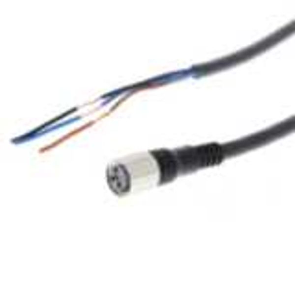 Sensor cable, M8 straight socket (female), 3-poles, PVC robot cable, I image 2