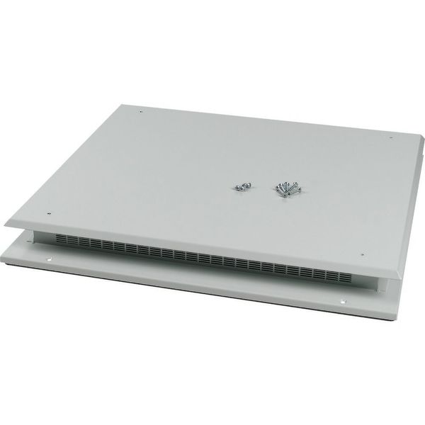 Top plate for OpenFrame, ventilated, W=1000mm, IP31, grey image 3