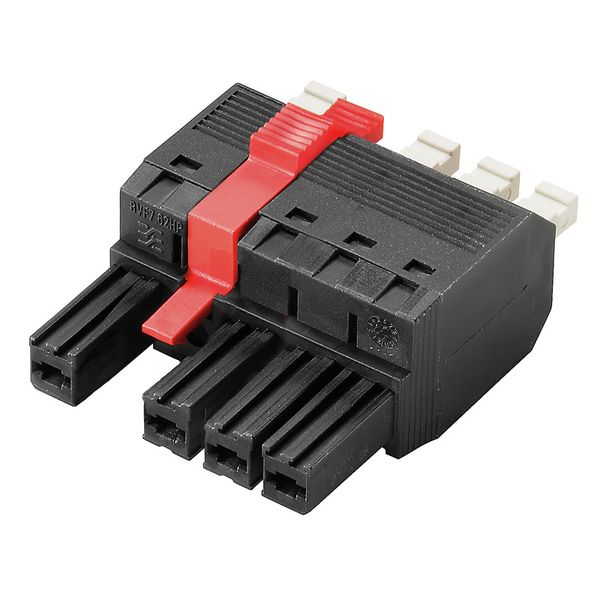 PCB plug-in connector (wire connection), 7.62 mm, Number of poles: 4,  image 1