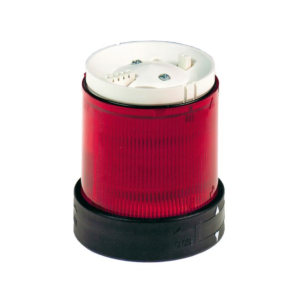 Harmony XVB, Illuminated unit for modular tower lights, plastic, red, Ø70, steady, bulb or LED not included, 250 V image 1