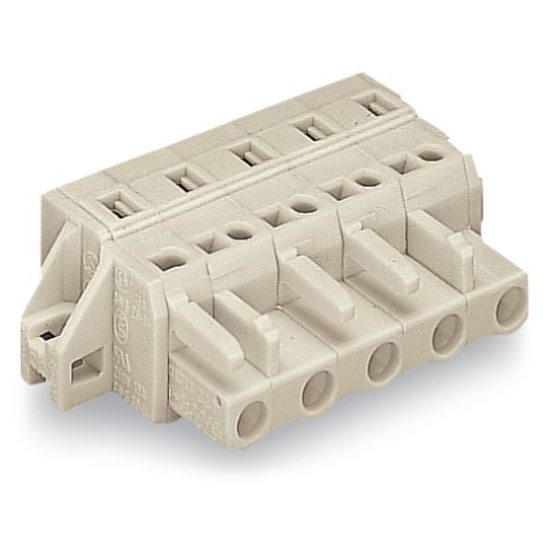 1-conductor female connector CAGE CLAMP® 2.5 mm² light gray image 5
