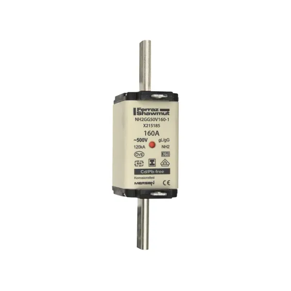 Fuse-link NH2 gG 500VAC 160A isolated tags Double indicator image 2