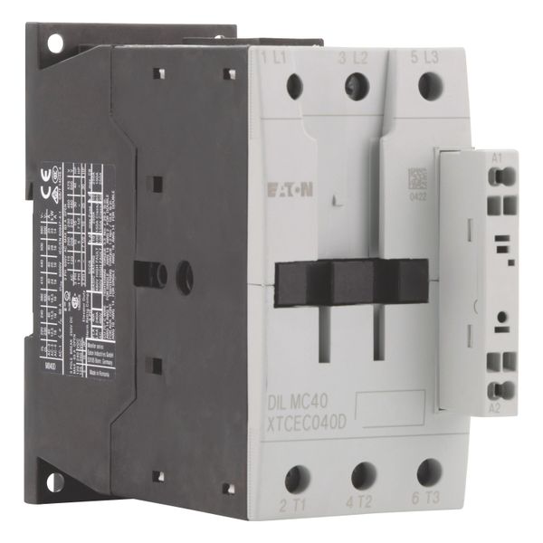 Contactor, 3 pole, 380 V 400 V 18.5 kW, 230 V 50 Hz, 240 V 60 Hz, AC operation, Spring-loaded terminals image 12