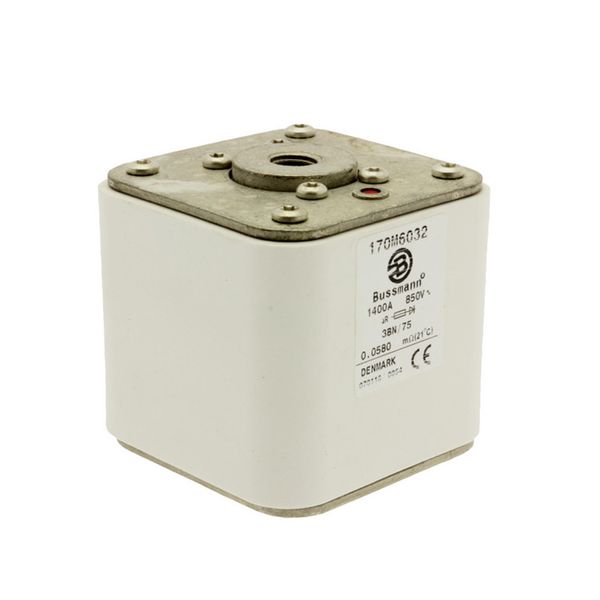 Fuse-link, high speed, 1400 A, AC 850 V, size 3, 76 x 76 x 76 mm, aR, IEC, single indicator image 18