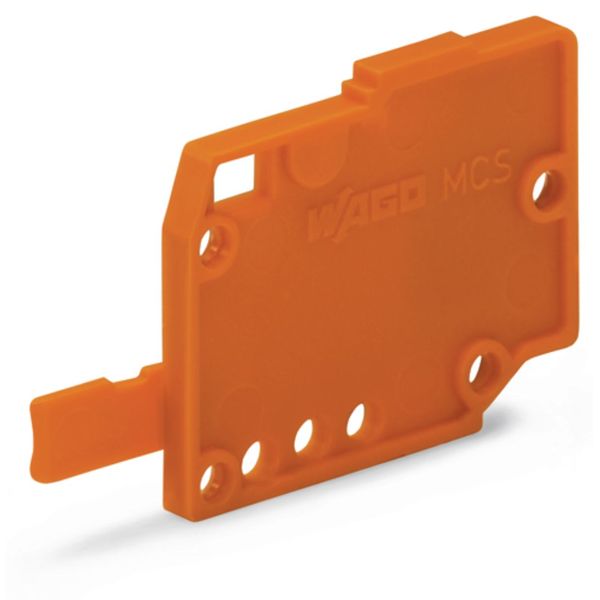 End plate 1.5 mm thick orange image 1