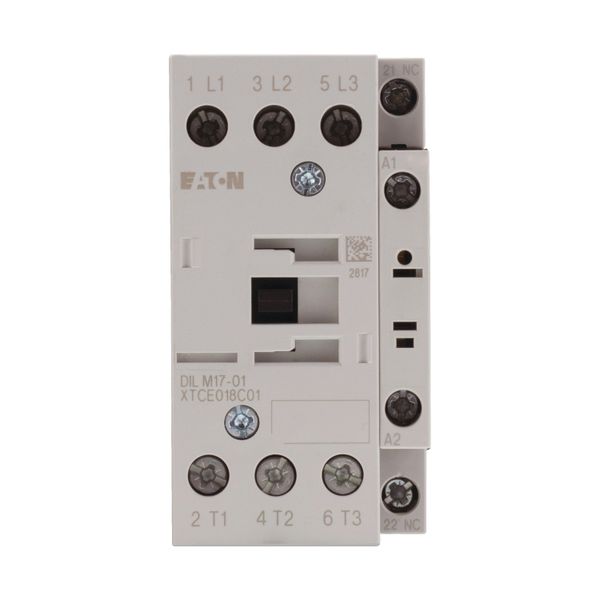 Contactor, 3 pole, 380 V 400 V 7.5 kW, 1 NC, 24 V 50 Hz, AC operation, Screw terminals image 8