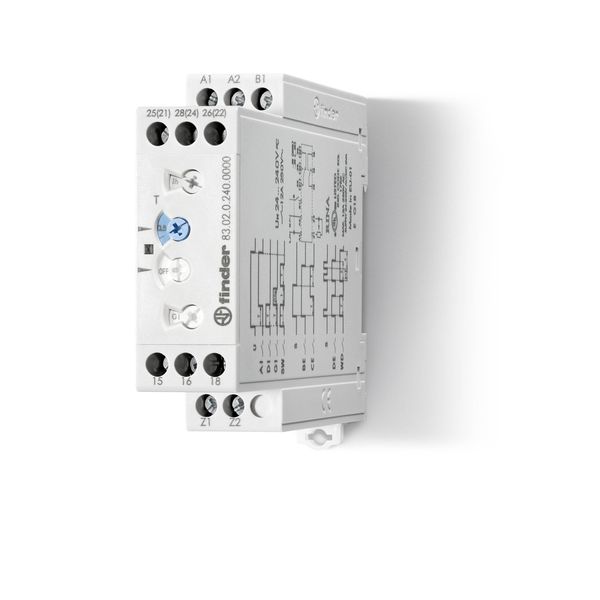 Modular Timer 8-functions/22,5mm.1NO 16A/24...240VUC (83.02.0.240.0000) image 3