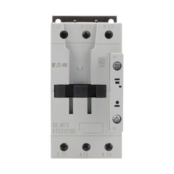 Contactor, 3 pole, 380 V 400 V 37 kW, 110 V 50 Hz, 120 V 60 Hz, AC operation, Screw terminals image 3