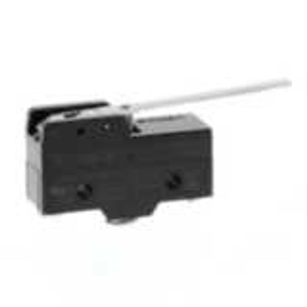 General purpose basic switch, reverse hinge roller lever, SPDT, 15A image 1