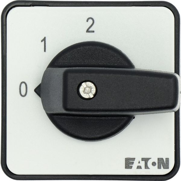 Step switches, T0, 20 A, centre mounting, 1 contact unit(s), Contacts: 2, 45 °, maintained, With 0 (Off) position, 0-2, Design number 8310 image 3