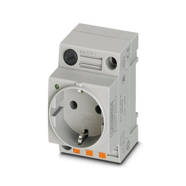 Socket outlet for distribution board Phoenix Contact EO-CF/PT/F 250V 16A AC image 1