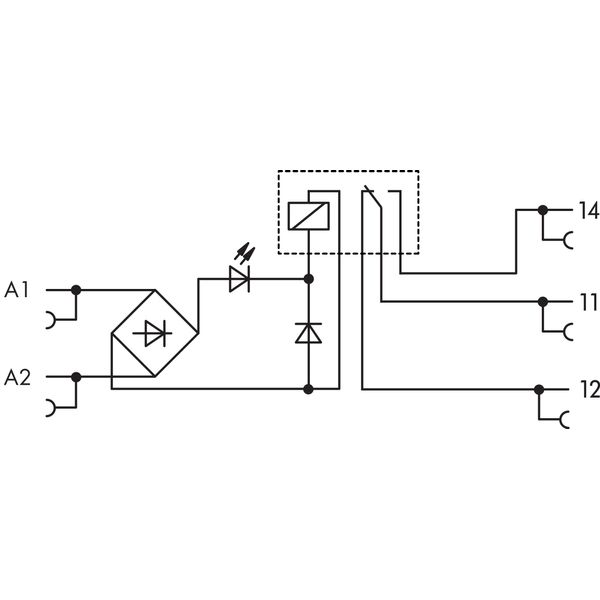 Relay module Nominal input voltage: 24 V AC/DC 1 changeover contact image 5