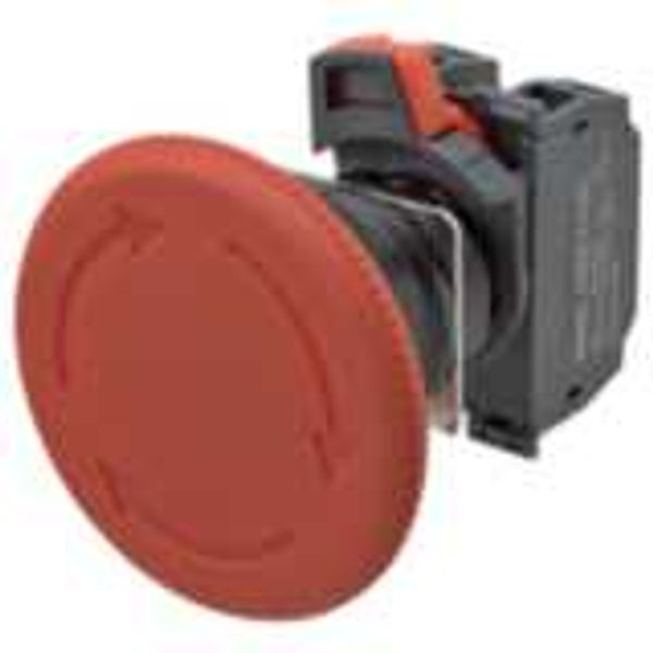 Emergency stop switch, Push-In, non-illuminated, 60 mm dia, push-lock/ image 4