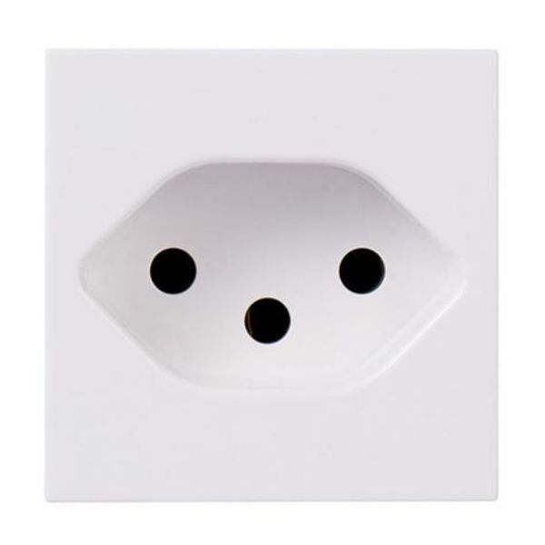 Socket outlet T13 10A/250V white image 1