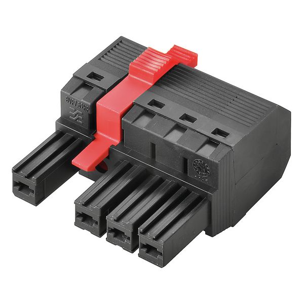 PCB plug-in connector (wire connection), 7.62 mm, Number of poles: 4,  image 1