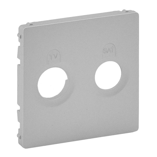 Cover plate Valena Life - TV-SAT socket - aluminium image 1