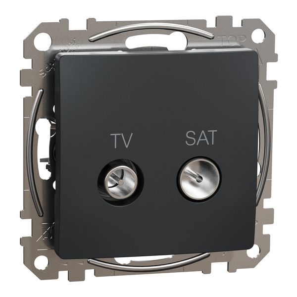 TV/SAT connector 7db, Sedna, Anthracite image 3