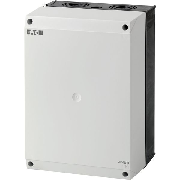 Insulated enclosure, HxWxD=280x200x160mm, +mounting rail image 3