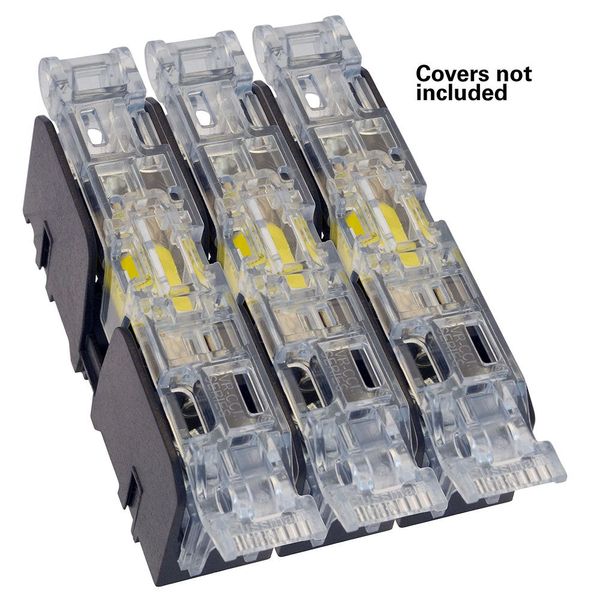 BMM603-3S MIDGET FUSE BLOCK W/ SCREW - 3 POLE image 2