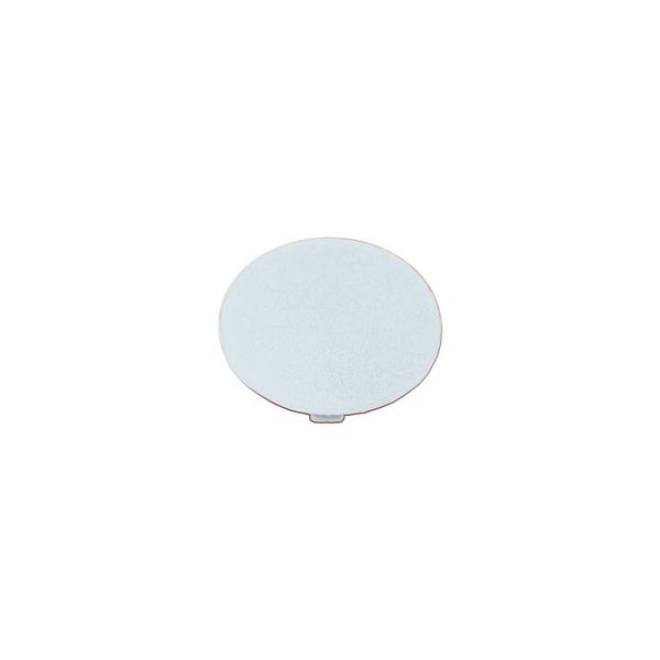 Button plate, mushroom white, blank image 3