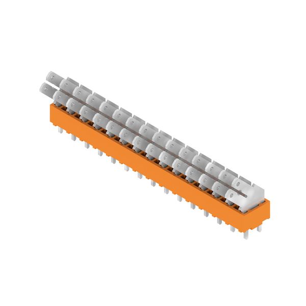 PCB terminal, 5.00 mm, Number of poles: 15, Conductor outlet direction image 4