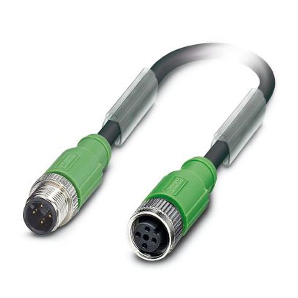 SAC-4P-M12MS/ 0,6-PUR/M12FS SH - Sensor/actuator cable image 2