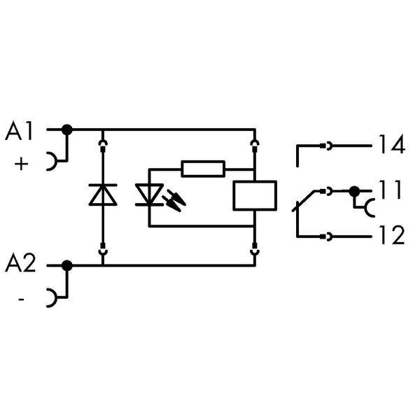 Relay module Nominal input voltage: 24 VDC 1 changeover contact image 6