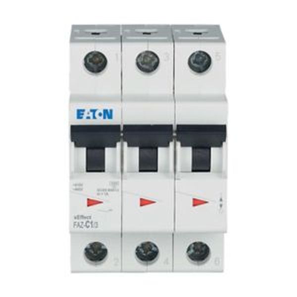 Miniature circuit breaker (MCB), 1 A, 3p, characteristic: C image 13