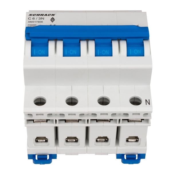 Miniature Circuit Breaker (MCB) AMPARO 10kA, C 6A, 3+N image 2