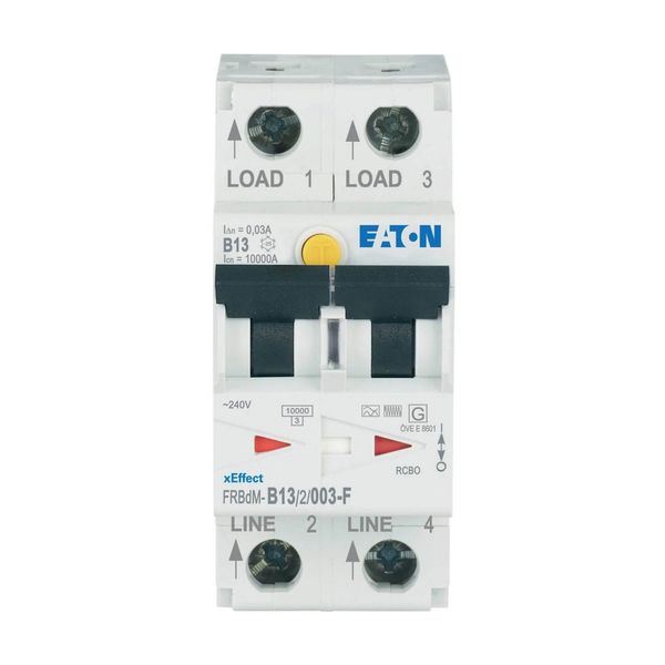 Digital RCD/MCB combination, 13 A, 30 mA, MCB trip characteristic: B, 2p, RCD trip characteristic: F image 12