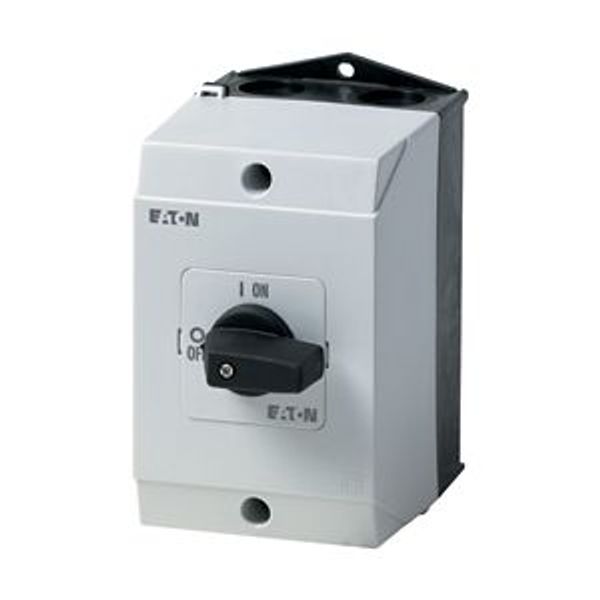 On-Off switch, 3 pole + 1 N/O, 20 A, 90 °, surface mounting image 4