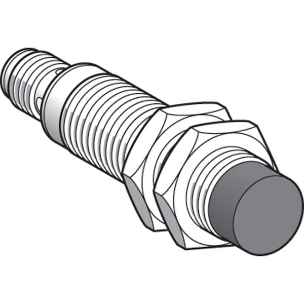 Induct. sensor, M18, Sn: 8mm, kabel 2m image 1