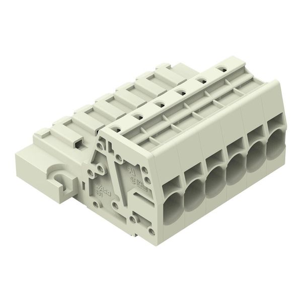 831-3206/109-000 1-conductor male connector; Push-in CAGE CLAMP®; 10 mm² image 1