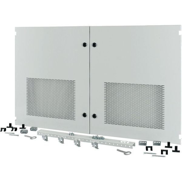 Section wide door, ventilated, HxW=700x1200mm, IP31, grey image 6