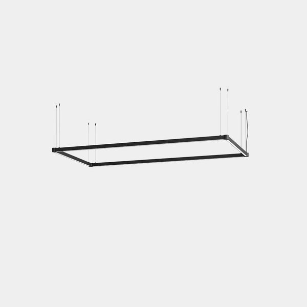 Lineal lighting system Apex Rectangular Pendant 1125mm x 2140mm 72W LED warm-white 3000K CRI 90 ON-OFF White IP20 6252lm image 1