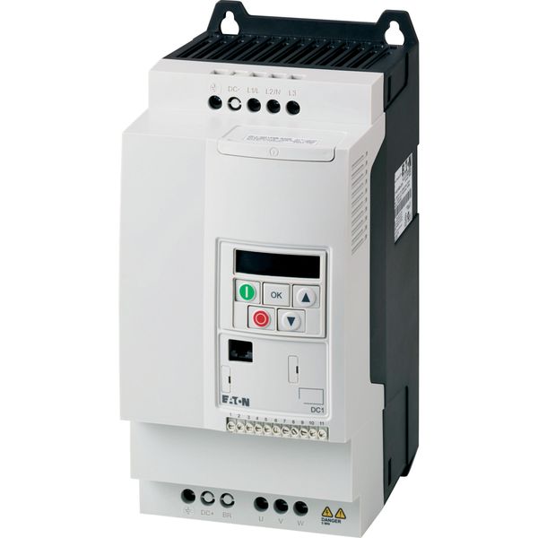 Variable frequency drive, 230 V AC, 3-phase, 24 A, 5.5 kW, IP20/NEMA 0, Radio interference suppression filter, Brake chopper, FS3 image 6