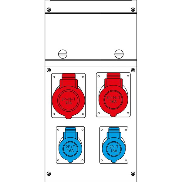 SURF.MOUNT.DISTRIBUTION ASSEMBLY BLOCK4 image 1