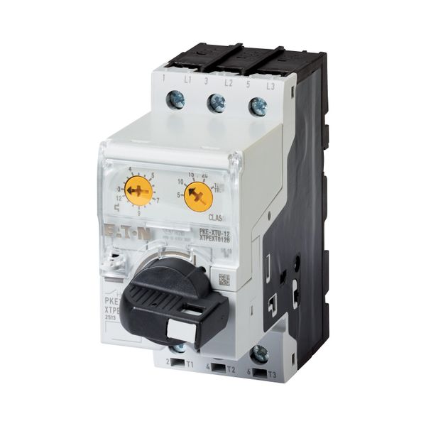 Motor-protective circuit-breaker, Complete device with AK lockable rotary handle, Electronic, 3 - 12 A, With overload release image 3