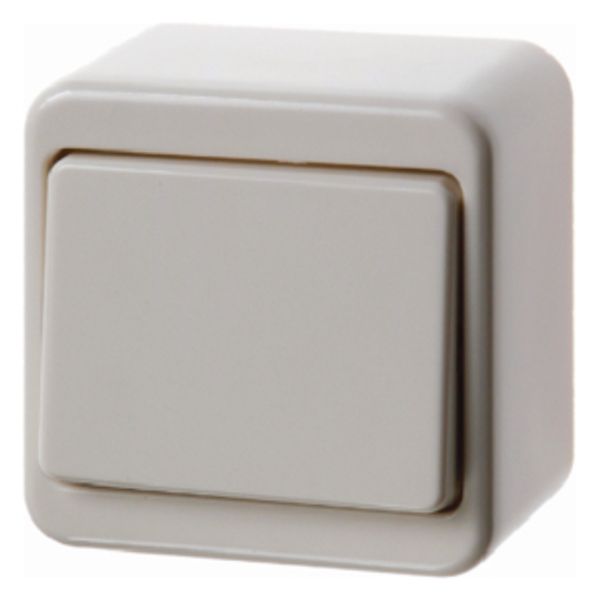 Change-over switch surface-mtd, surface-mtd, white glossy image 1