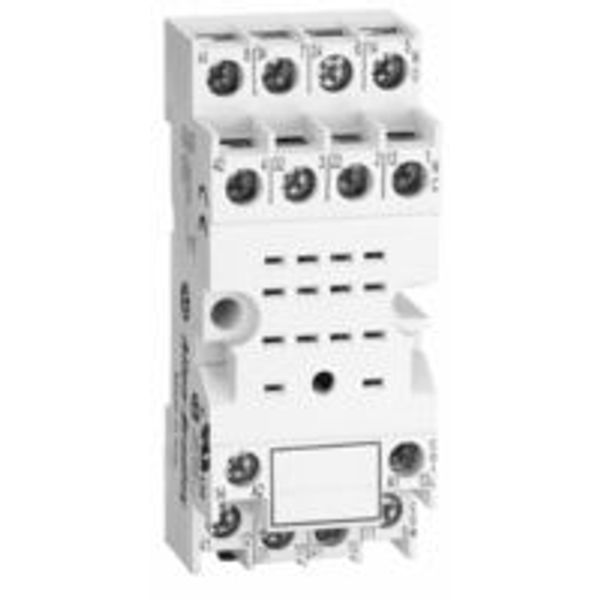 Socket, 14-Blade, Screw Terminal, Panel or DIN Rail Mount image 1