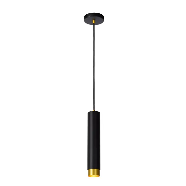 Lucide FLORIS - Pendant light - Ø 5,9 cm - 1xGU10 - Black image 1