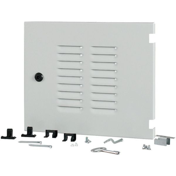 Section wide door, ventilated, right, HxW=350x425mm, IP42, grey image 6